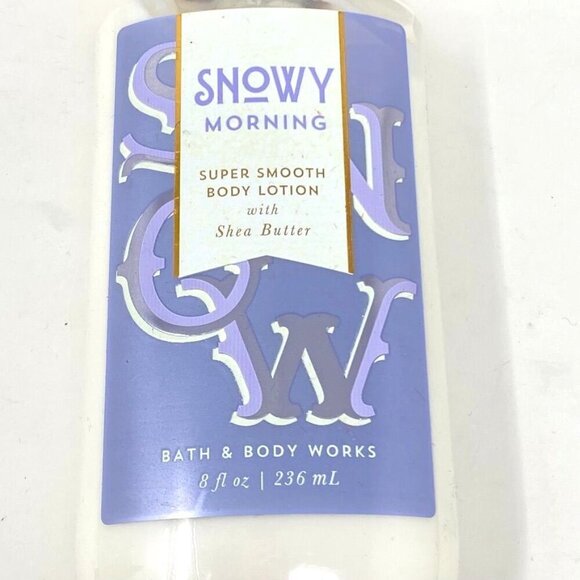 Bath & Body Works Snowy Morning Shower Gel & Body Lotion Shea Butter Set - Picture 6 of 7